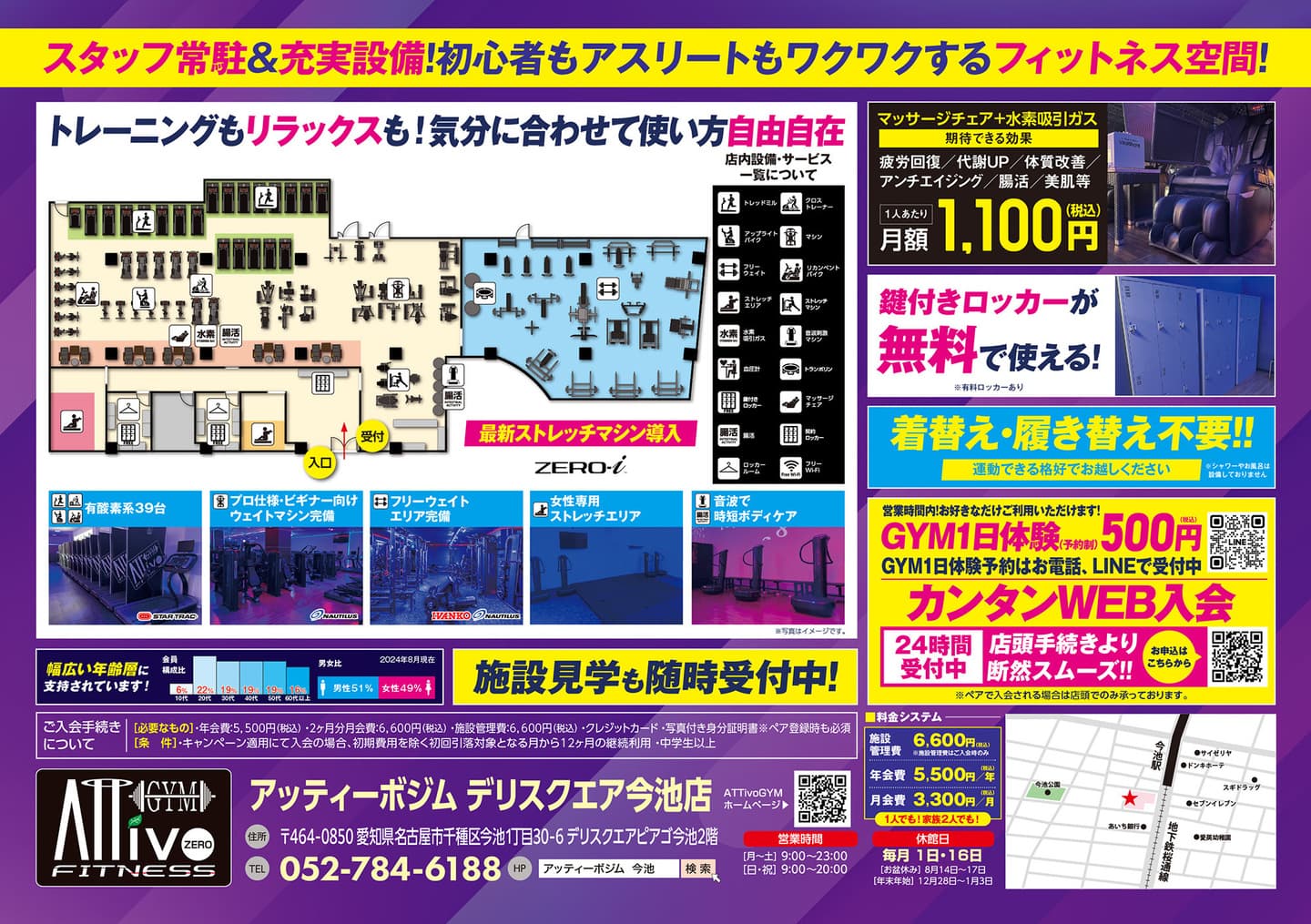 AttivoGYMデリスクエア今池