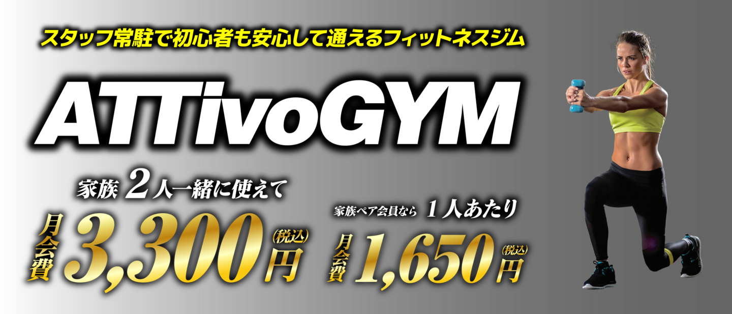 アッティーボジムは月額3300円